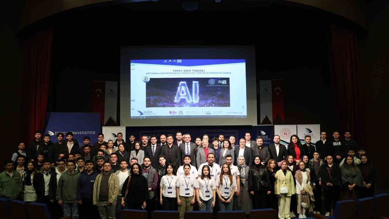 Yapay zeka tabanlı afet erken uyarı sistemleri çalıştayı yapıldı