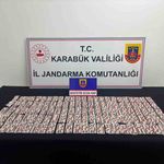Karabük'te bin 901 sentetik ecza ele geçirildi