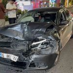Samsun'da otomobil hafif ticari araca arkadan çarptı: 1 yaralı
