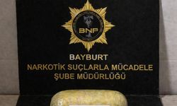 Bayburt'ta 219 gram skunk ele geçirildi