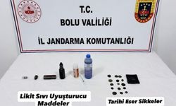 Durdurulan araçta uyuşturucu hammaddesi çıktı