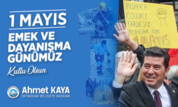 TRABZON ORTAHİSAR BELEDİYESİ 1 MAYIS KUTLAMA İLANI