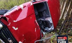 ARAKLI’DA KORKUTAN KAZA