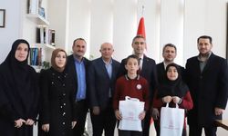 Bayburtlu bölge birincisi öğrenciler ödüllendirildi