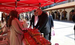 Yöresel ürün stantları açıldı