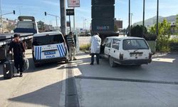 Çalınan otomobil akaryakıt istasyonunda bulundu