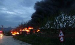 Meyve deposunda yangın!