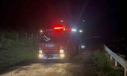 Yangını fırtına söndürdü