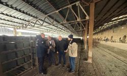 Tuğla fabrikasında üretim süreci incelendi