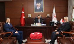 Vali Osman Hacıbektaşoğlu liman başkanlarını makamında ağırladı