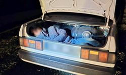 Afgan uyruklu göçmenler bagajtan çıktı!