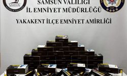 Alaçam ve Yakakent'te kaçak makaron operasyonu