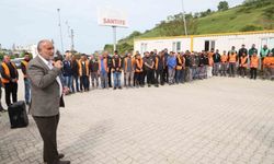 Başkan Sandıkçı, personelle bayramlaştı
