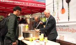 Bayburt'un yöresel lezzetleri Türk Mutfağı Haftası'nda tanıtıldı