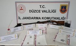 Düzce'de jandarmadan uyuşturucu operasyonu
