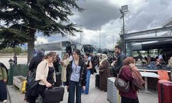 Öğrenciler Bolu Otogarı'nda yoğunluk oluşturdu