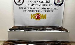 Tarihi silah operasyonu: Osmanlı dönemine ait 24 silah ele geçirildi