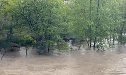 Tokat'ta yazın serinleten kamelyalar sular altında kaldı