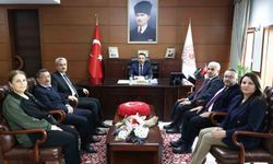 Zonguldak SGK heyetinden Vali Hacıbektaşoğlu'na ziyaret