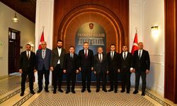 VALİ TAHİR ŞAHİN, KAYSERİ HEYETİNİ AĞIRLADI