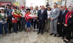 Atatürk ve İstiklal Yolu Yürüyüşü'nde katılımcılar, Seydiler ilçesine ulaştı