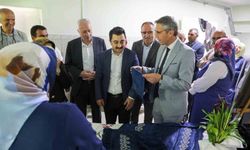 Bayburt'ta kursiyerlerin el emeği ürünleri sergilendi
