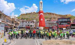 Bayburt'ta sağlıklı yaşam için pedallar çevrildi