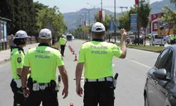 Ordu'da bir haftada 20 bine yakın araç ve sürücüsü denetlendi
