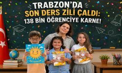 TRABZON'DA SON DERS ZİLİ ÇALDI: 138 BİN ÖĞRENCİYE KARNE!