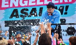 Çorum'da rap konserinde özel bireyler doyasıya eğlendi