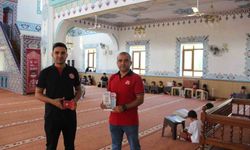 Kuran kurslarında 112 Acil çağrı hattı tanıtımları sürüyor