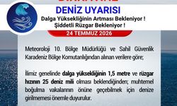 Samsun Valiliği'nden 'denize girmeyin' uyarısı
