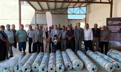 Sinop'ta 83 çiftçiye yüzde 50 hibeli sera örtüsü desteği