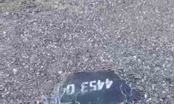 Trabzon'da ağaca çarpıp infilak eden İHA inceleniyor