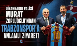 DİYARBAKIR VALİSİ MURAT ZORLUOĞLU'NDAN TRABZONSPOR'A ANLAMLI ZİYARET!