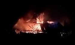 Pokut Yaylası’nda çıkan yangında 1 işletme kül oldu