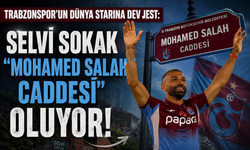 TRABZONSPOR'UN DÜNYA STARINA DEV JEST!