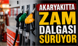 Akaryakıtta Zam Dalgası Sürüyor