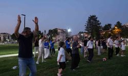 Merkez Park'ta her akşam spor var