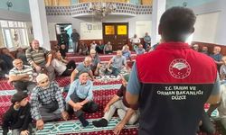 Yığılca'da çiftçilere tarımsal destek ve kahverengi kokarca bilgilendirmesi