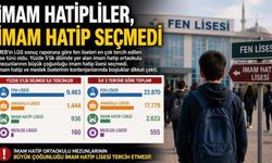 LGS RAPORU: İMAM HATİPLİLER FEN LİSESİNİ TERCİH ETTİ!