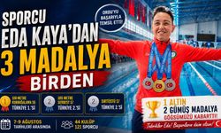 SPORCU EDA KAYA’DAN 3 MADALYA BİRDEN