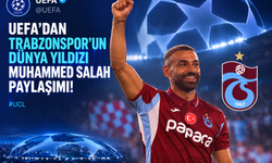 UEFA'DAN TRABZONSPOR'UN DÜNYA YILDIZI MUHAMMED SALAH PAYLAŞIMI!