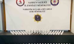 Samsun'da 10 bin 104 sentetik ecza hap ele geçirildi