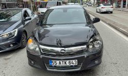 Samsun'da otomobiller çarpıştı: 1 yaralı