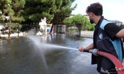 ORTAHİSAR BELEDİYESİ’NDEN OKUL BAHÇELERİNDE TEMİZLİK MESAİSİ!