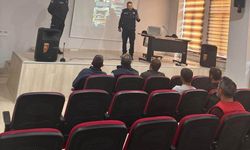 Aydıntepe'de ruhsatlı silah sahiplerine güvenli kullanım eğitimi verildi
