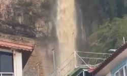 Bartın'da yağış ilginç görüntülere sahne oldu