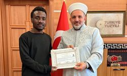 Bolu'da Kongolu üniversite öğrencisi Müslüman oldu, Osman ismini aldı