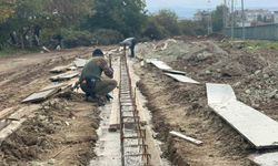 Taşköprü Belediyesi'nin bisiklet yolu projesinde çalışmalar sürüyor